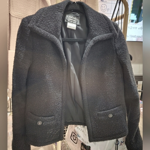 CHANEL Jackets & Coats Chanel Uniform Wool Jacket Poshmark